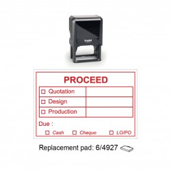 Trodat 4927P4 Self Inking Stamp 60x40mm